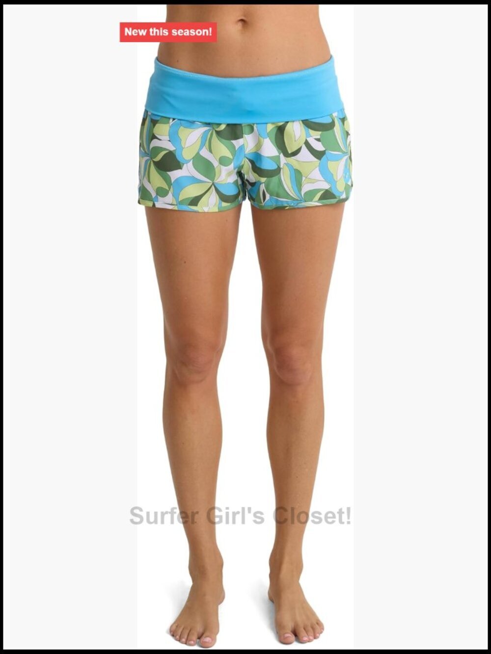 Women's Board Shorts – Tummy Control, 4-Way Stretch, Quick-Dry 2" Swim Shorts
